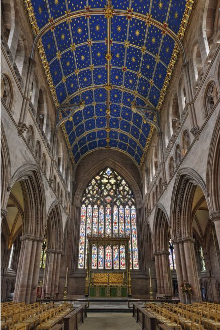 Steve Stamford | Carlisle Cathedral East window portrait