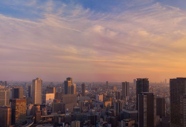 Janet Carmichael | Osaka City Sunset