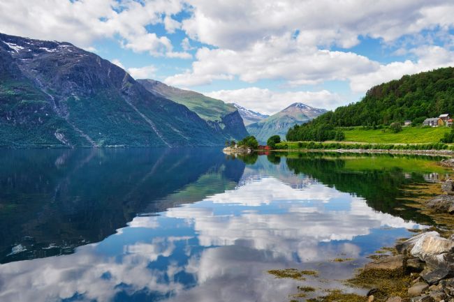 Janet Carmichael | Reflections of Romsdalsfjord