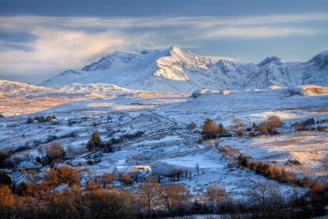 Barbara Jones | Cuillins in Winter Isle of Skye Scotland.