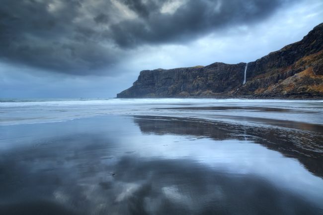 Barbara Jones | Talisker Bay Moody Weather Skye Scotland.