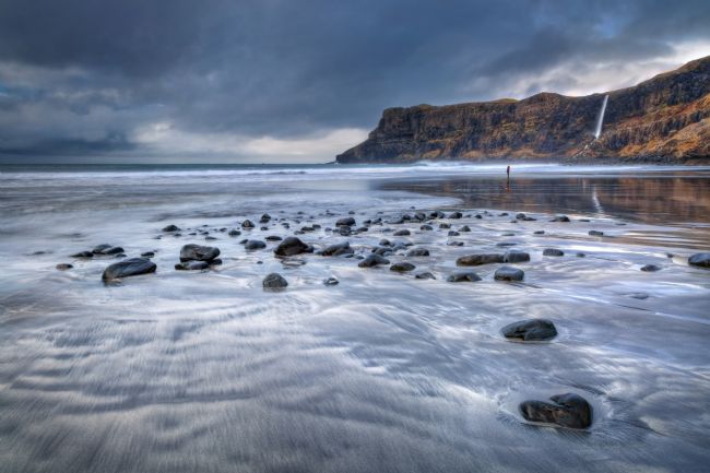 Barbara Jones | Talisker Bay in February Isle of Skye Scotland.