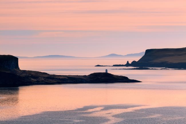 Barbara Jones | Loch Harport Pastel Sunset Isle of Skye.