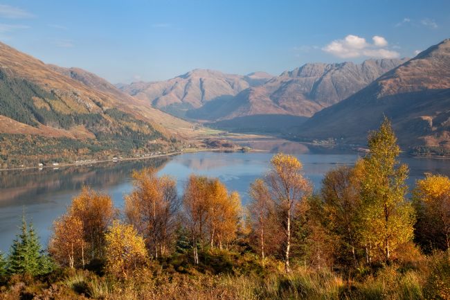 Barbara Jones | Loch Duich in Autumn Kintail Scotland