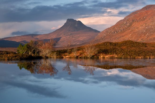 Barbara Jones | Loch Cul Dromannan Stac Pollaidh Assynt Scotland.
