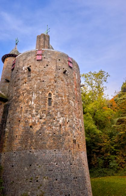 Gordon Maclaren | Castell Coch Autumn Fantasy Red Castle