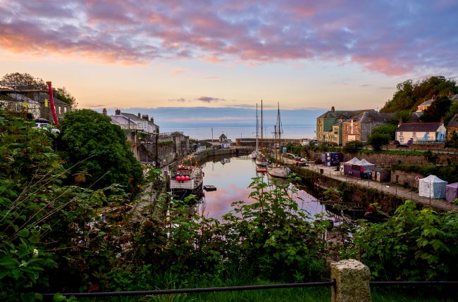 Gordon Maclaren | Sunrise at Charlestown Harbour, Cornwall