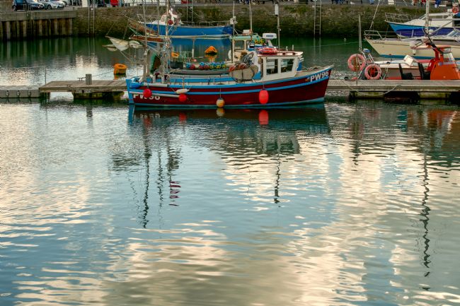 Gordon Maclaren | Fishing Boat Moored in Padstow Harbour