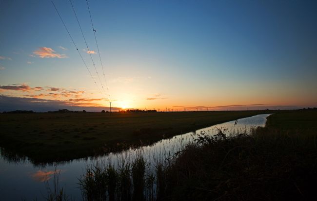 Stephen Prosser | Sunburst over the marshes