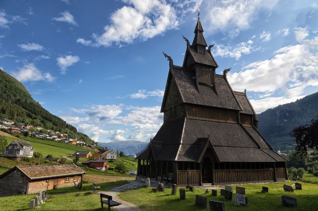 Jon  Jones | The Hopperstad Stave Church near Vik in Norway